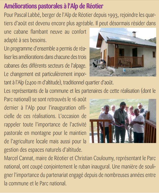 Extrait d'un article de journal