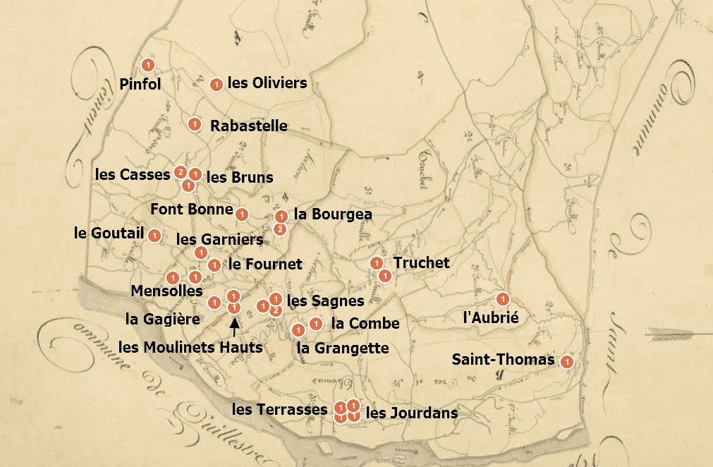 situation des fours
