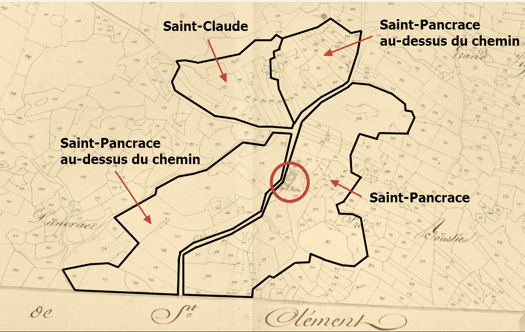 les quartiers Saint-Pancrace et Saint-Claude