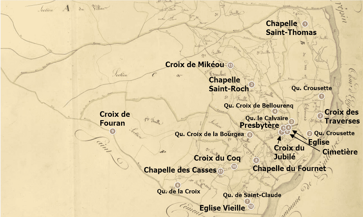 témoignages religieux sur la commune