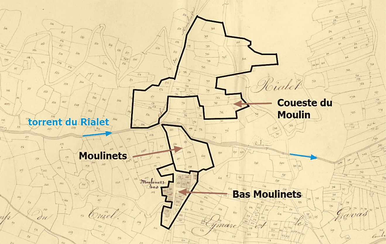 le quartier des Moulinets Bas