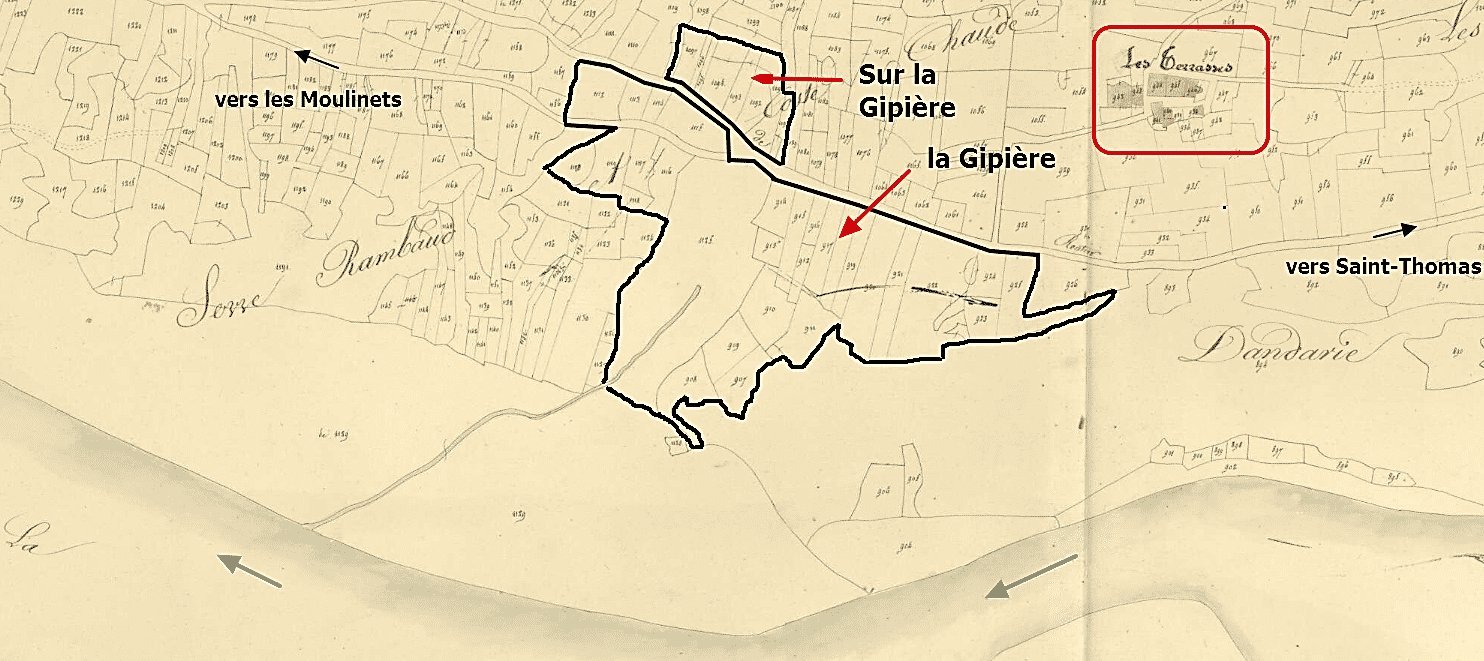 les deux quartiers de la Gipière