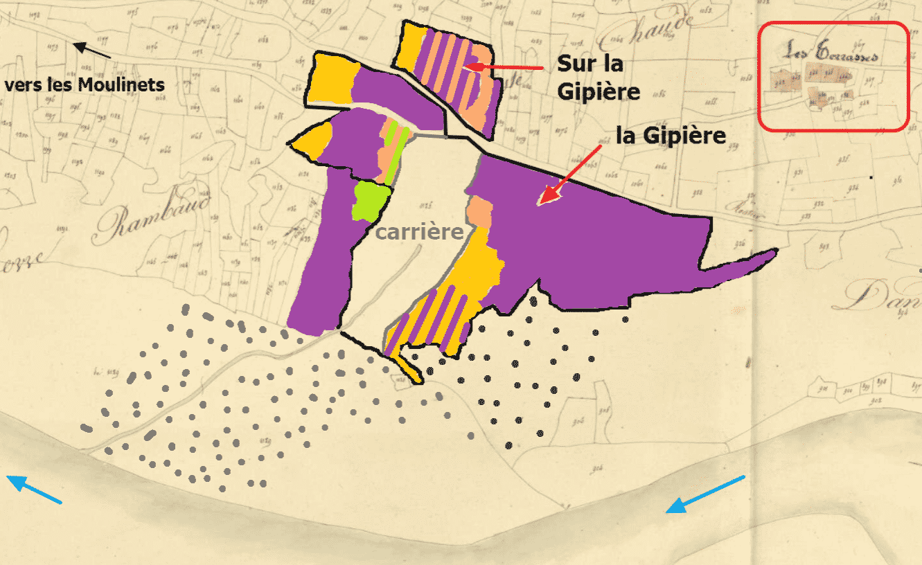 le paysage de la Gipière
