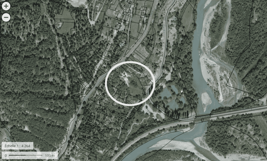 repérage du site de la Gipière